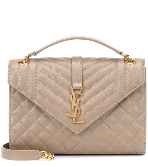 ysl envelope bag used|YSL envelope bag beige.